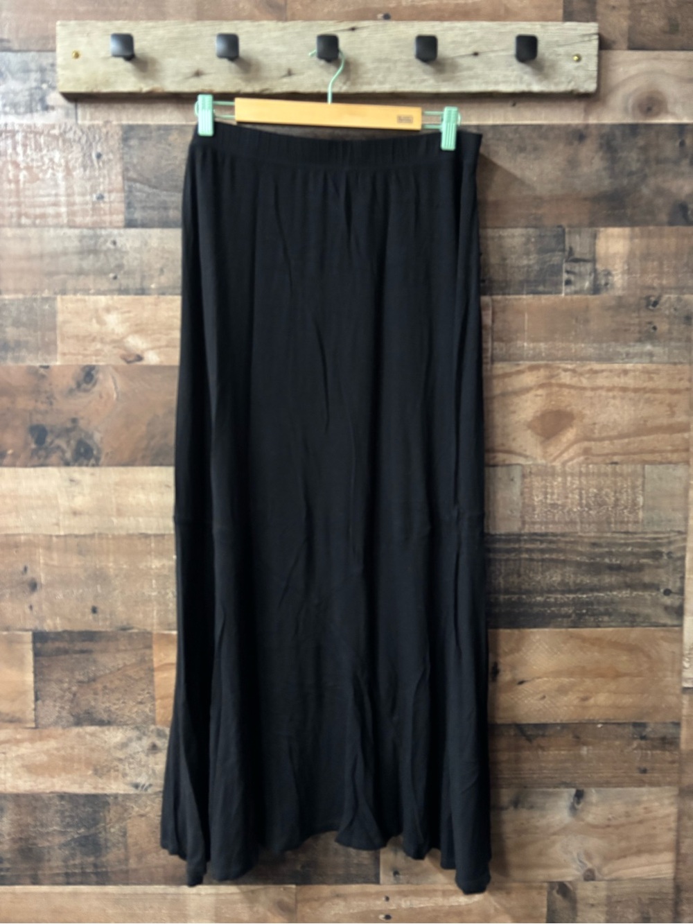 Chico's Black Flowy Maxi Skirt